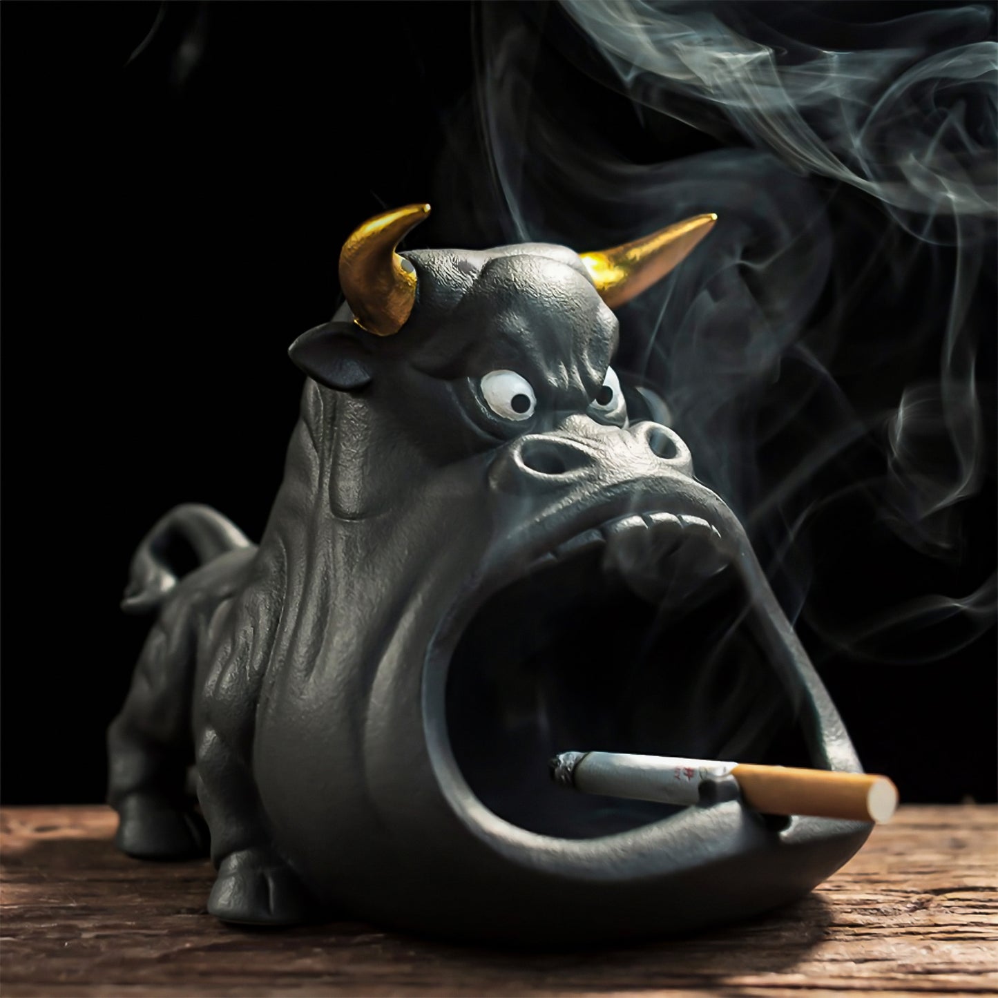 Big Mouth Bull Ashtray