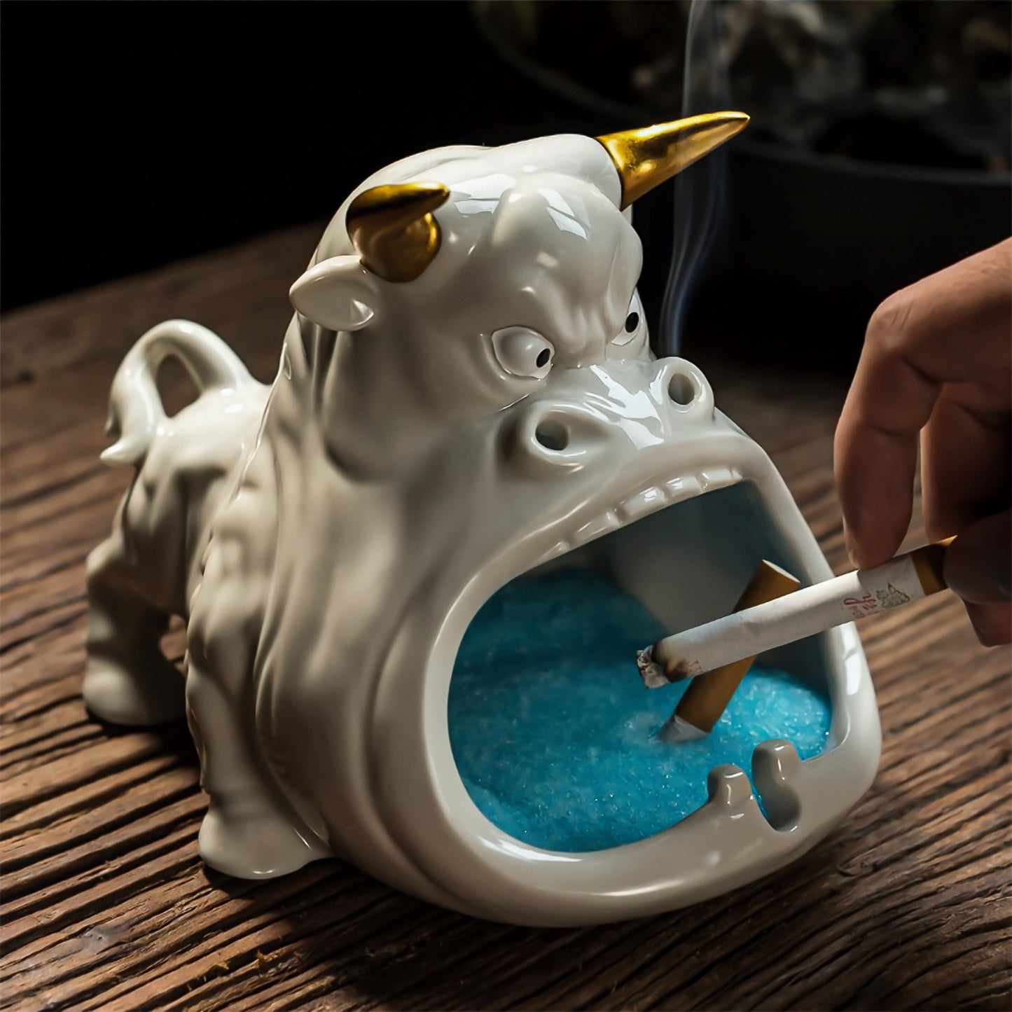 Big Mouth Bull Ashtray