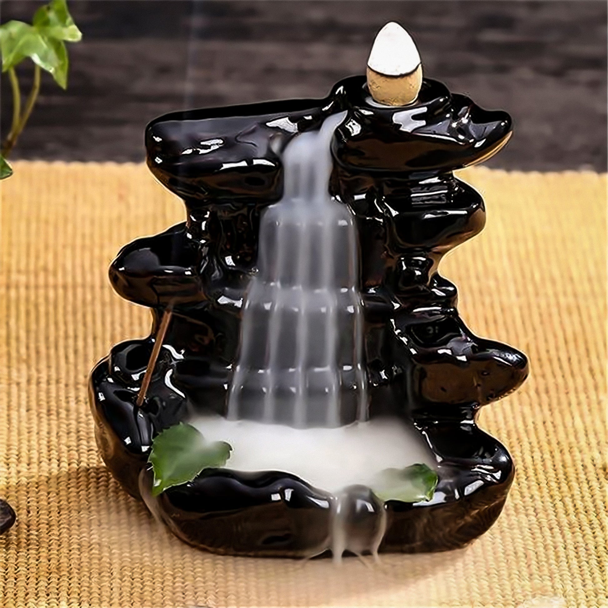 Black Ceramic Incense Burners